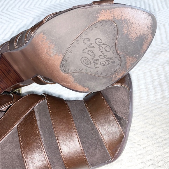 Naughty Monkey Exhibitionist Ankle Boot Brown 8 - Picture 13 of 16